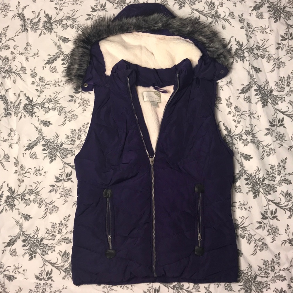 NWOT Purple Vest